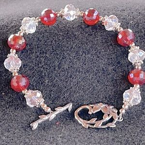 Swarovski Crystal & Silver Bracelet